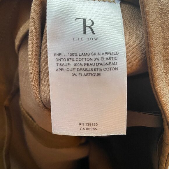 The Row Lambskin Pants/Leggings - Picture 5 of 7